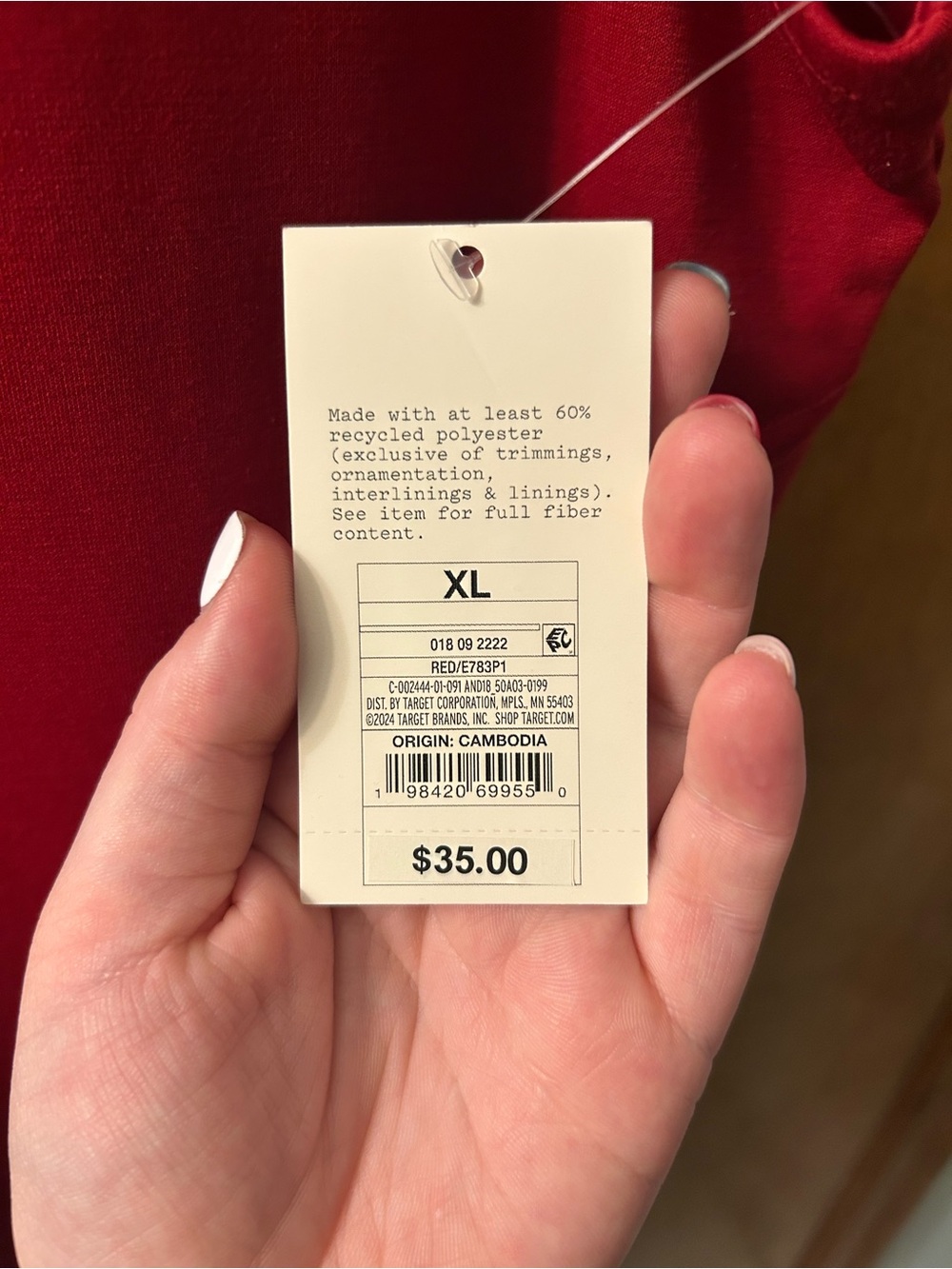 NWT A New Day Midi Dress- XL - Picture 5 of 7